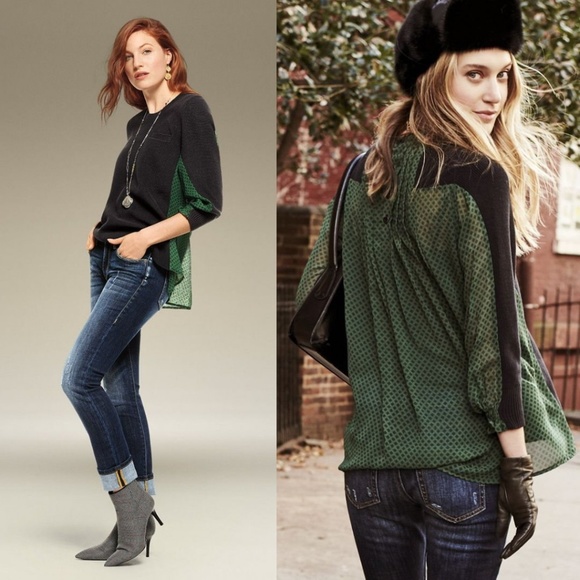 CAbi Tops - CAbi Get Together Sweater Blouse #3520 Fall '18